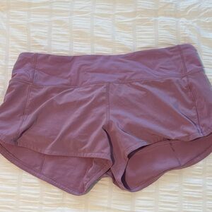 Lululemon Athletica Mauve Athletic Shorts